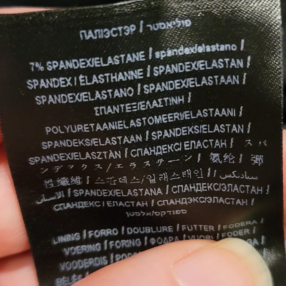 NWT Guess Women's Black and Silver Metallic Rouched Romper - Picture 7 of 8